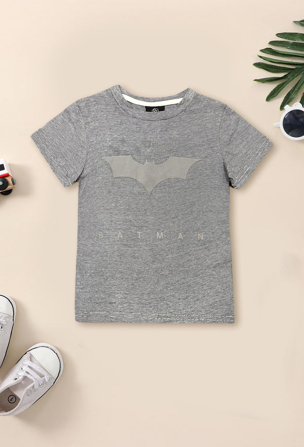 Grey Batman Printed Tee