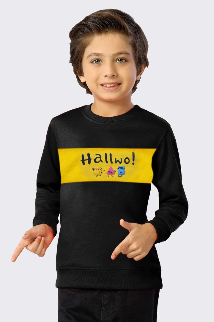 Boys Black Hallwo Sweatshirt - Bobbinbash - - Boys Black Hallwo Sweatshirt - Bobbinbash - #tag3#