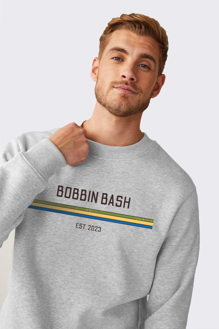 Grey Printed Sweatshirt - Bobbinbash - - Grey Printed Sweatshirt - Bobbinbash - #tag3#