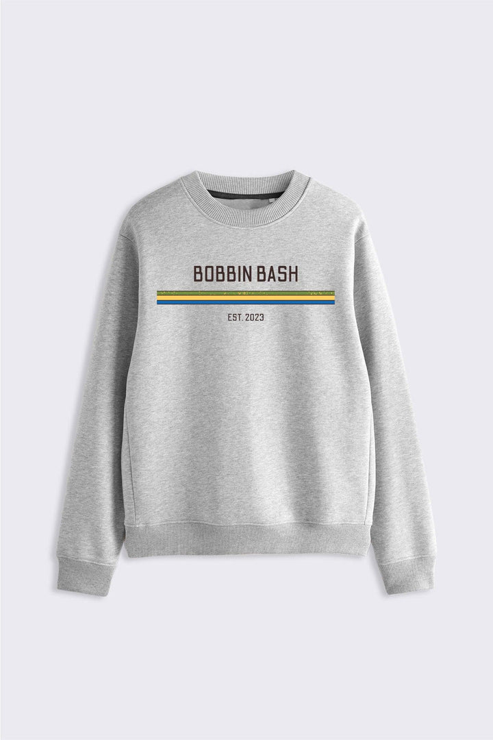 Grey Printed Sweatshirt - Bobbinbash - - Grey Printed Sweatshirt - Bobbinbash - #tag3#