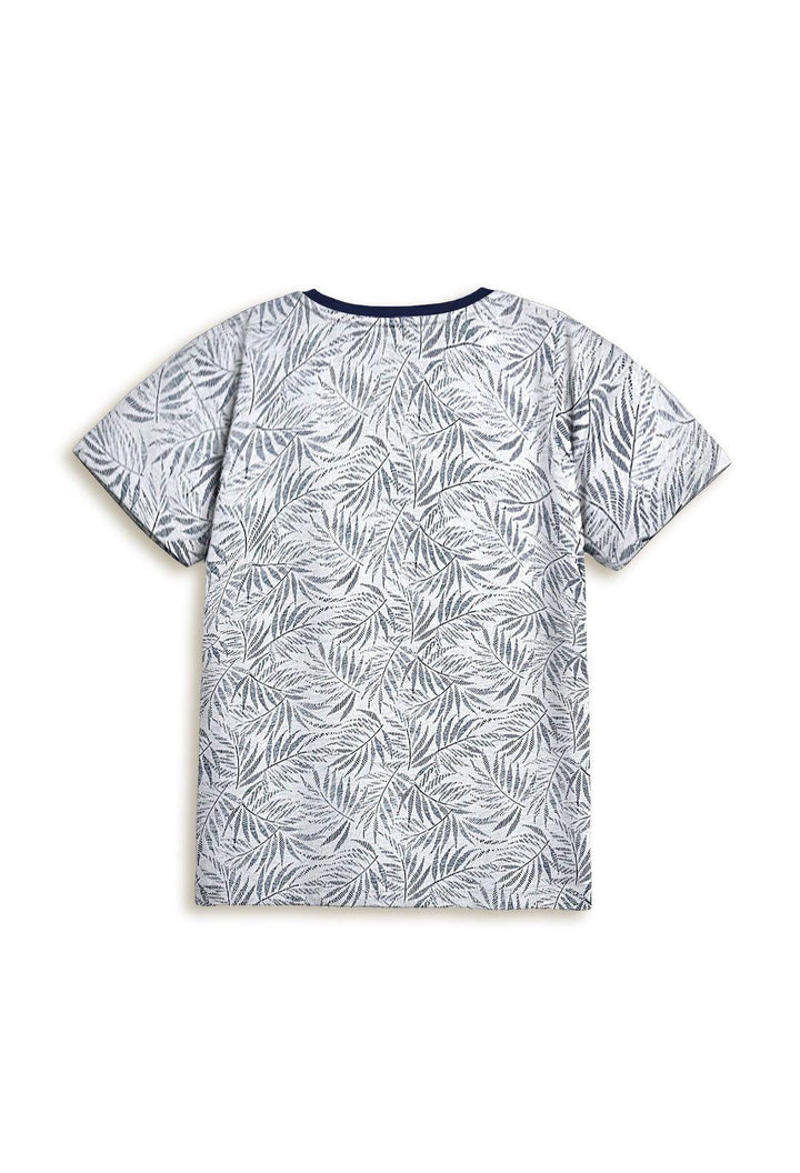 Leaf Print Tee - Bobbinbash - - Leaf Print Tee - Bobbinbash - #tag3#