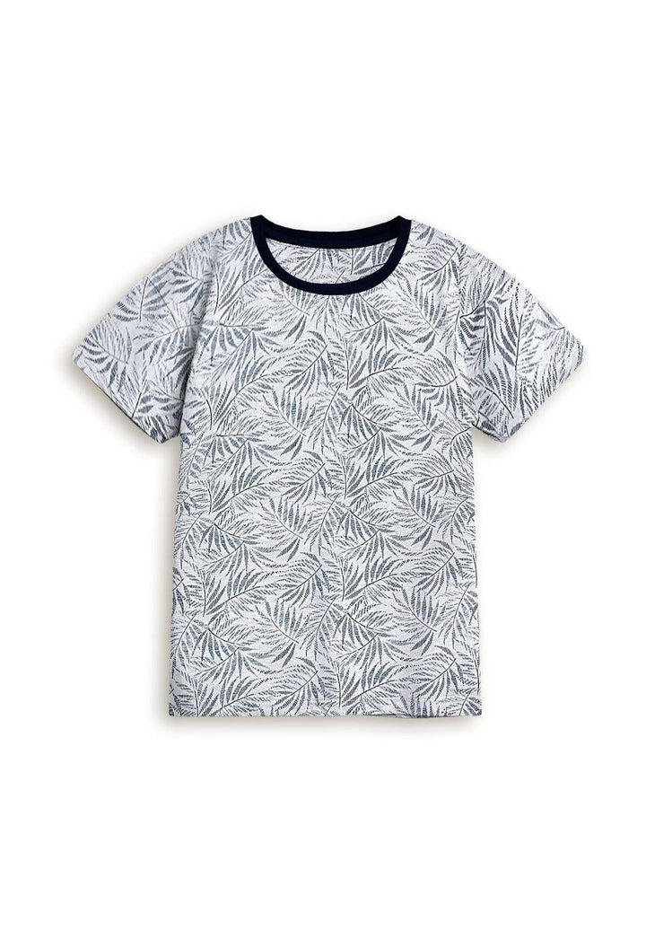 Leaf Print Tee - Bobbinbash - - Leaf Print Tee - Bobbinbash - #tag3#