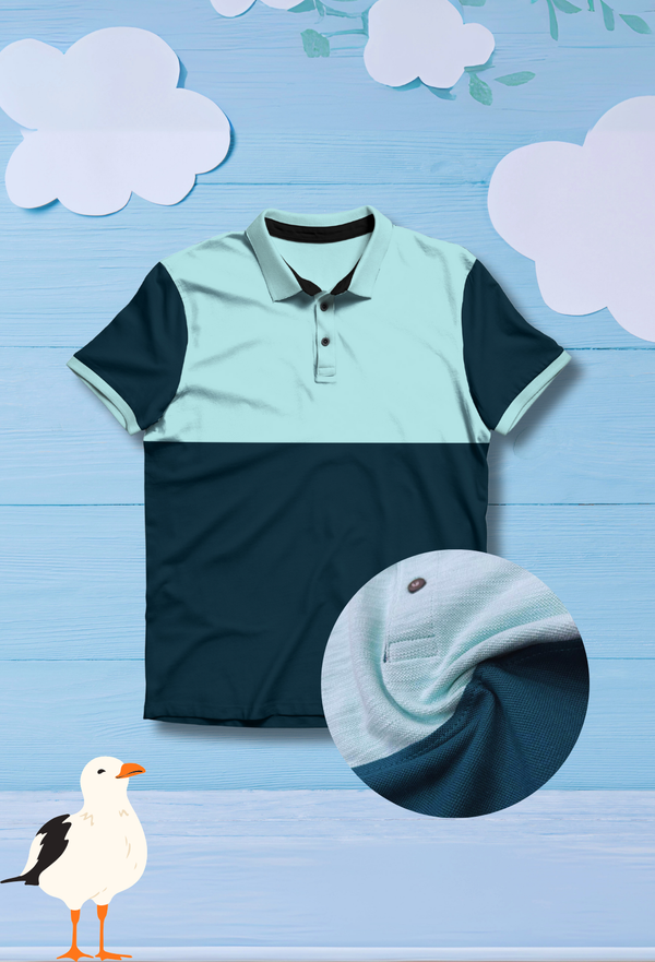 Light & Dark Green Kids Polo - Bobbinbash - - Light & Dark Green Kids Polo - Bobbinbash - BOYS-  - #tag3# - #tag3#