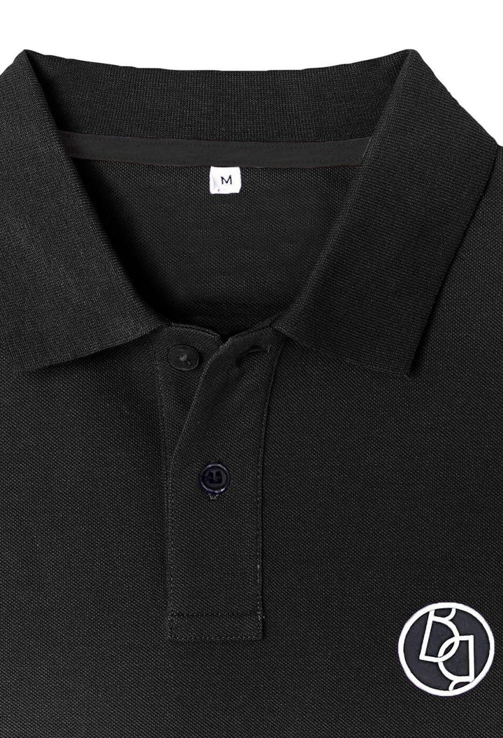 Men Black Polo - Bobbinbash - - Men Black Polo - Bobbinbash - #tag3#