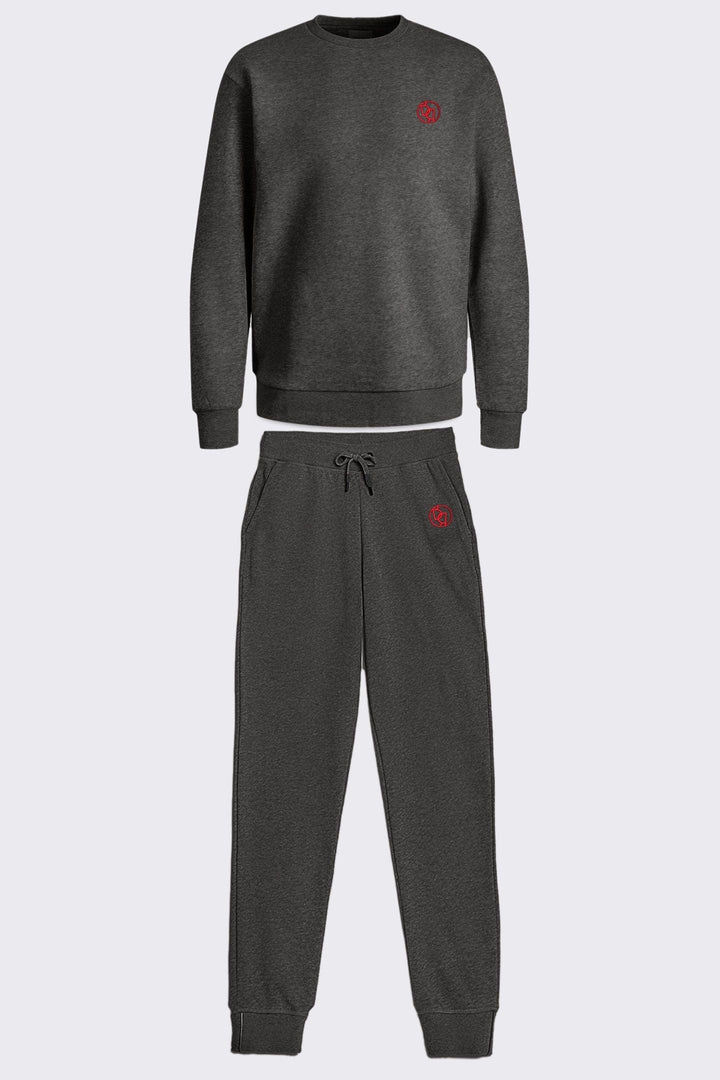 Men Charcoal Tracksuit - Bobbinbash - - Men Charcoal Tracksuit - Bobbinbash - #tag3#