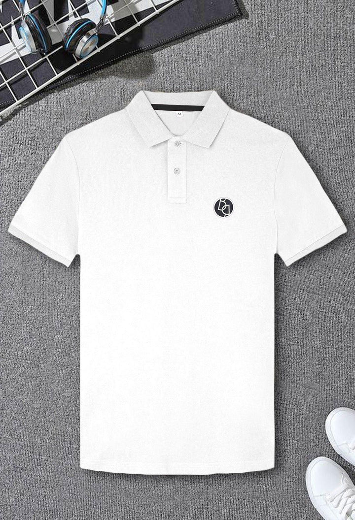 Men White Polo - Bobbinbash - MEN- Men White Polo - Bobbinbash - #tag3#