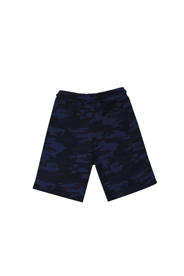 Navy AOP Terry Shorts - Bobbinbash - - Navy AOP Terry Shorts - Bobbinbash - #tag3#