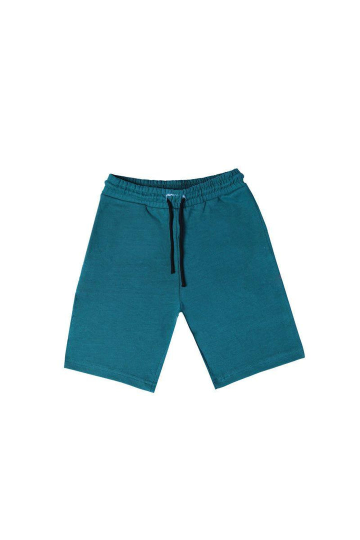 Teal Green Interlock Shorts - Bobbinbash - BOYS- Teal Green Interlock Shorts - Bobbinbash - #tag3#