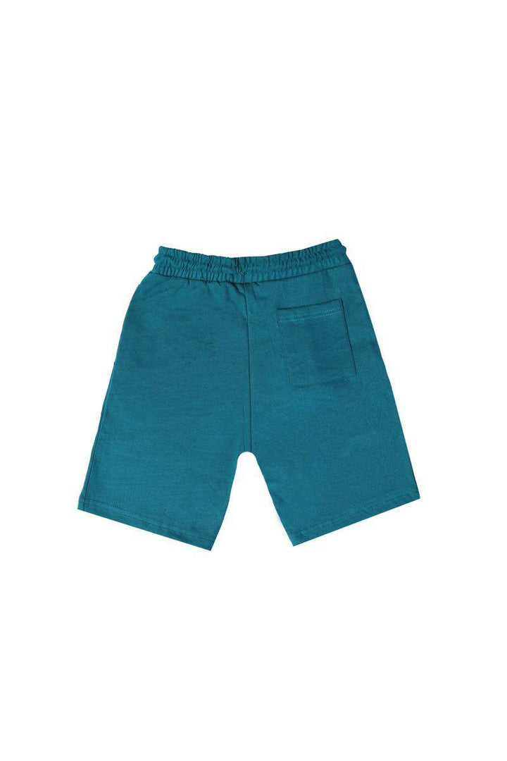 Teal Green Interlock Shorts - Bobbinbash - - Teal Green Interlock Shorts - Bobbinbash - #tag3#