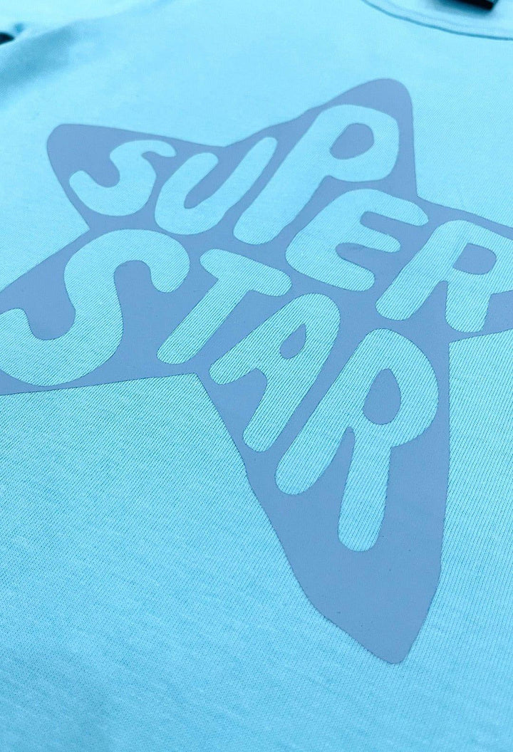 Turquoise Super Star Tee - Bobbinbash - - Turquoise Super Star Tee - Bobbinbash - #tag3#