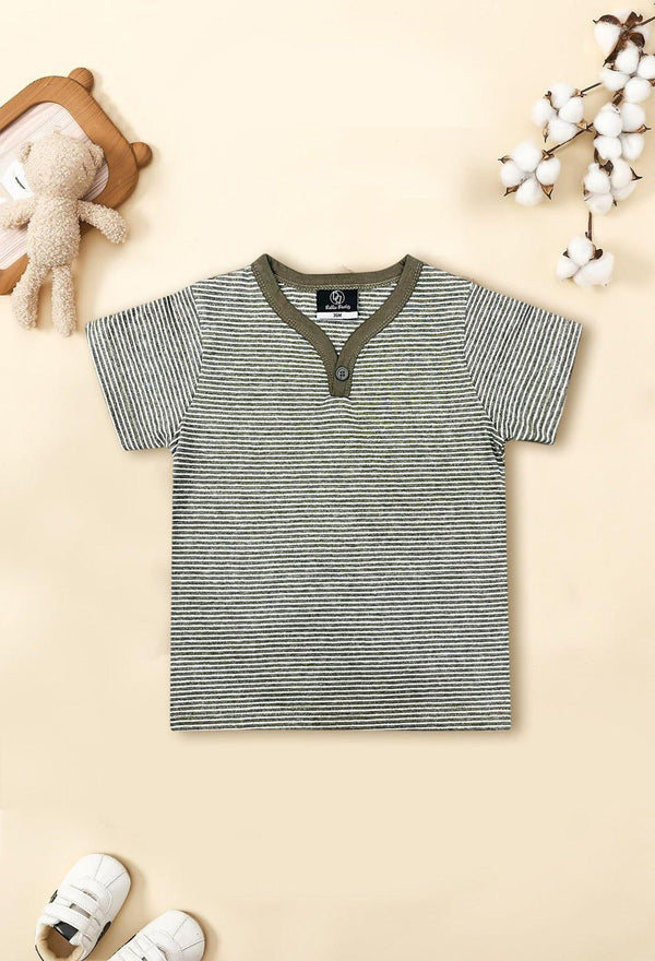 Green/White Granded Tee - Bobbinbash - BOYS- Green/White Granded Tee - Bobbinbash - #tag3#